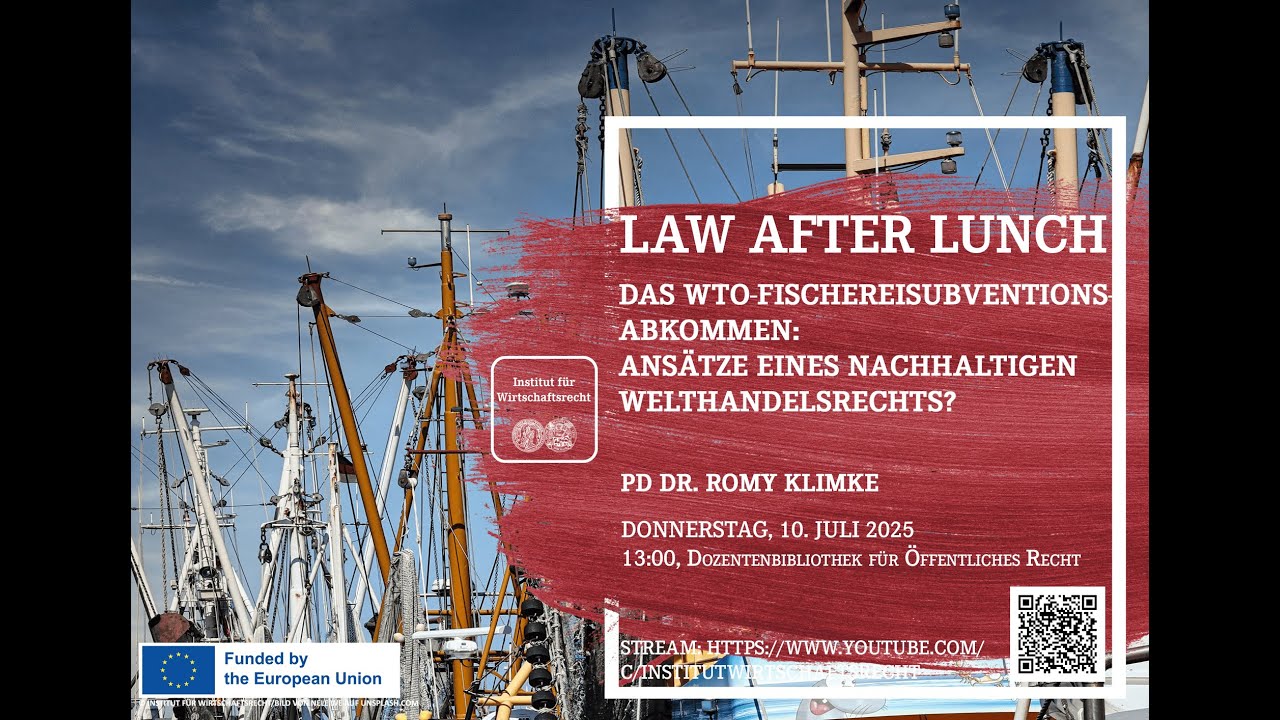 Law After Lunch | PD Dr. Romy Klimke