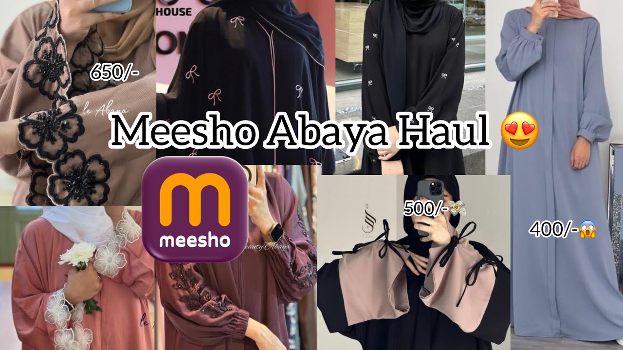 Meesho Viral Abaya Under ₹600/- 😱😍 Daily Wear Abaya 😍 Cheapest Abaya Haul 💸❗️Must Watch ❗️