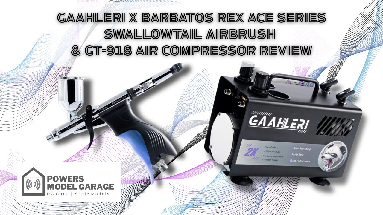 Обзор аэрографа Gaahleri ​​X Barbatos Rex Ace Series Swallowtail и воздушного компрессора GT-918