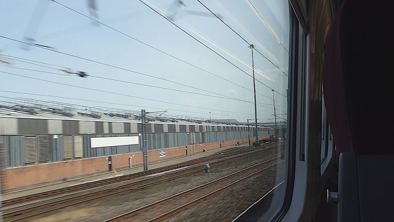 Passing Heaton Depot on an LNER 'Azuma' (24/6/20)