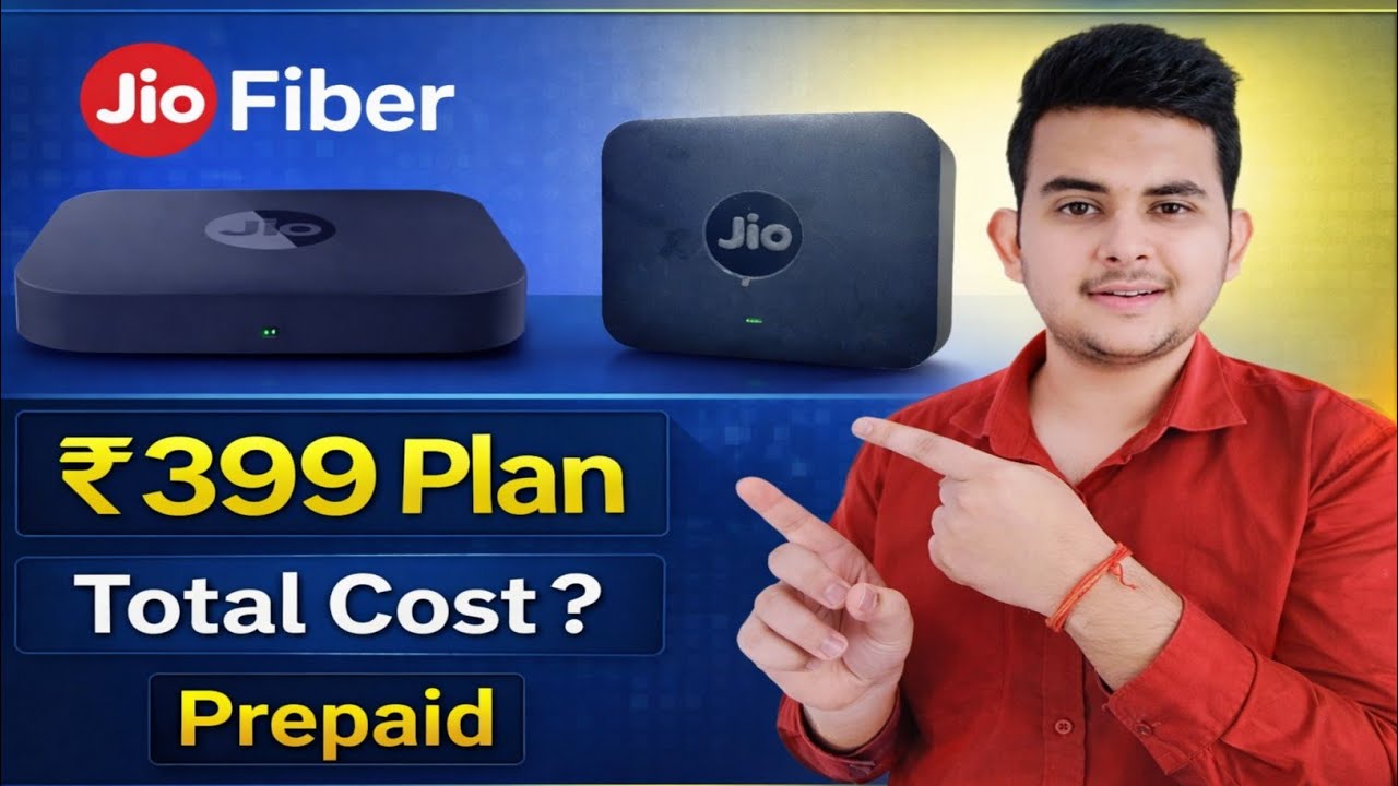 Jio Fiber ₹399 Plan Installation Total Cost |  Fiber Booking PROCESS | Unlimited DATA ₹? 2026