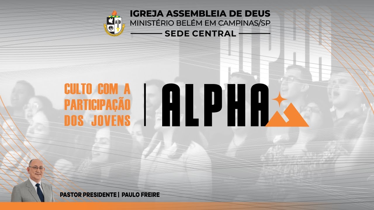 CULTO COM A PARTICIPA&Ccedil;&Atilde;O DOS JOVENS | DOMINGO | 02/11/2025