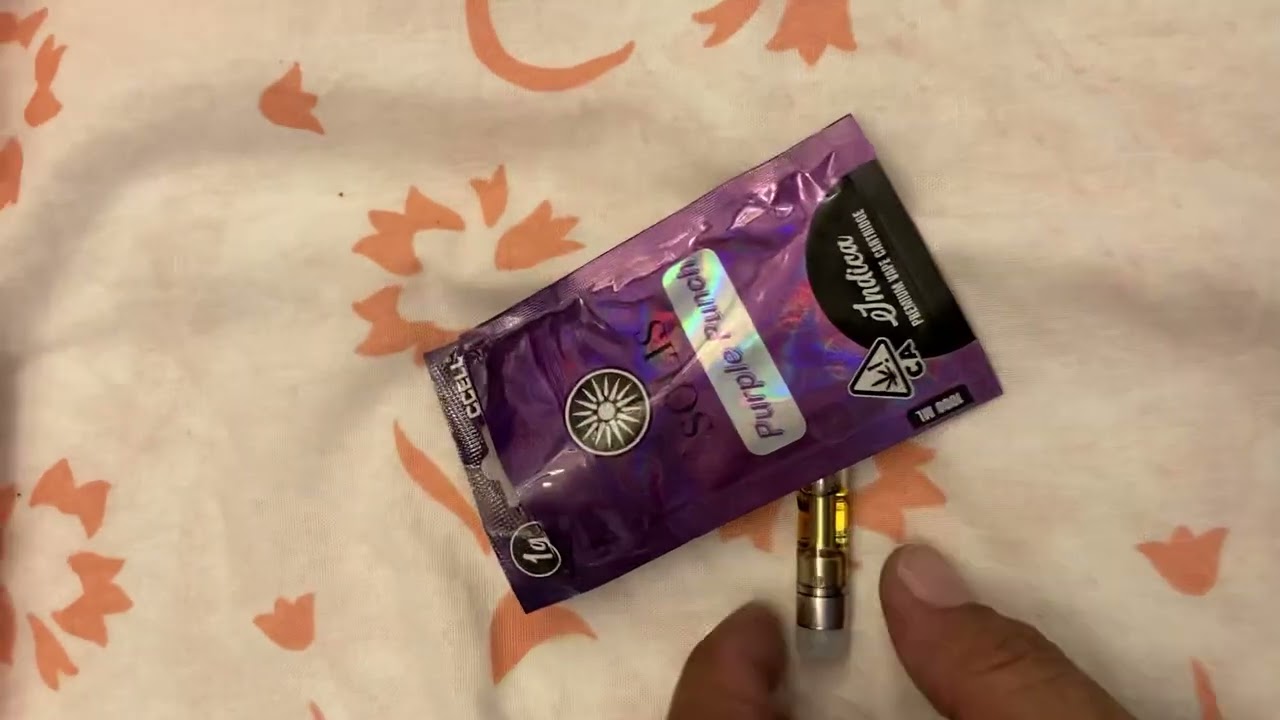 PURPLE PUNCH - SOLIS 510 CANNABIS VAPE CARTRIDGE FROM OFF THE CHARTS VISTA CA