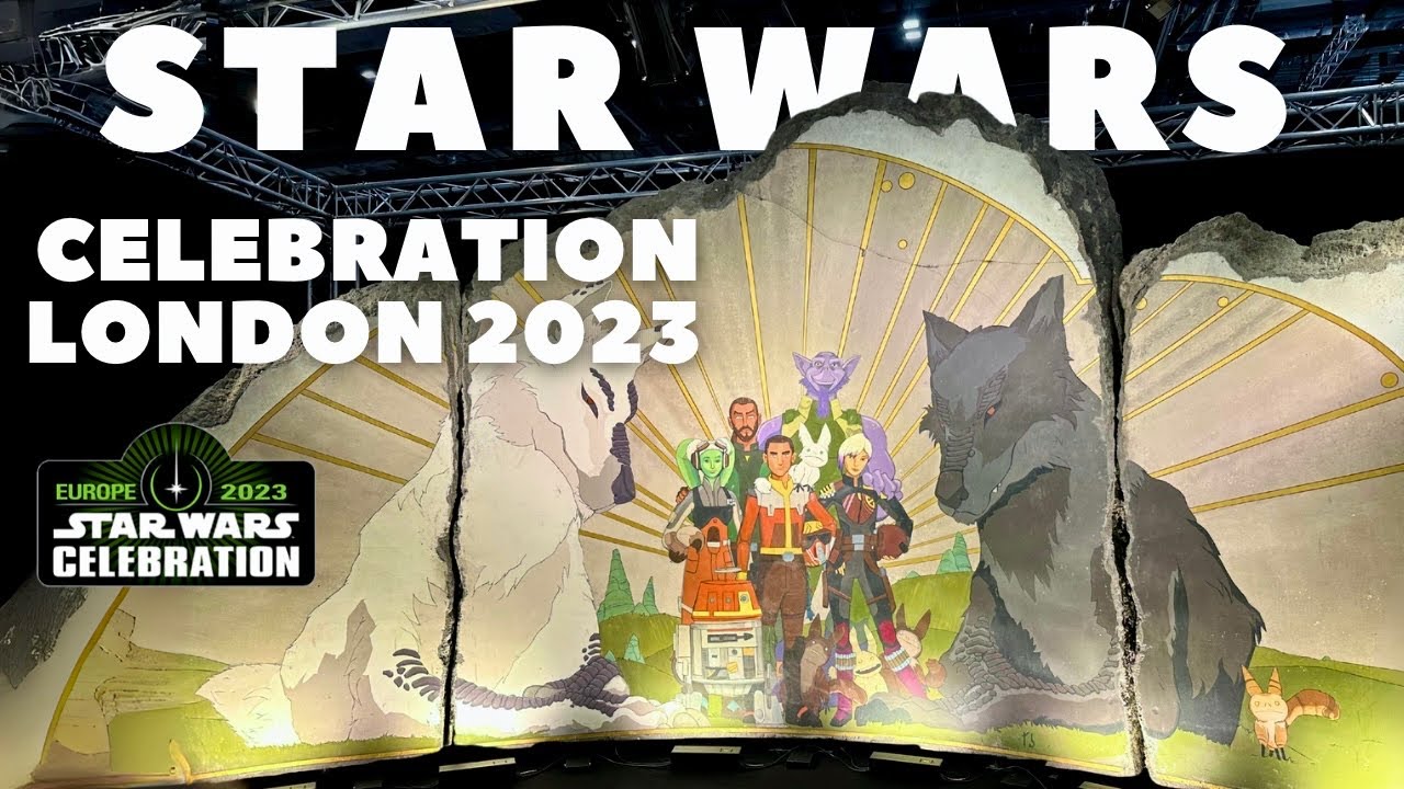 STAR WARS Celebration LONDON 2023 (Early Morning Showcase Floor Virtual Walk at ExCel) | 4K