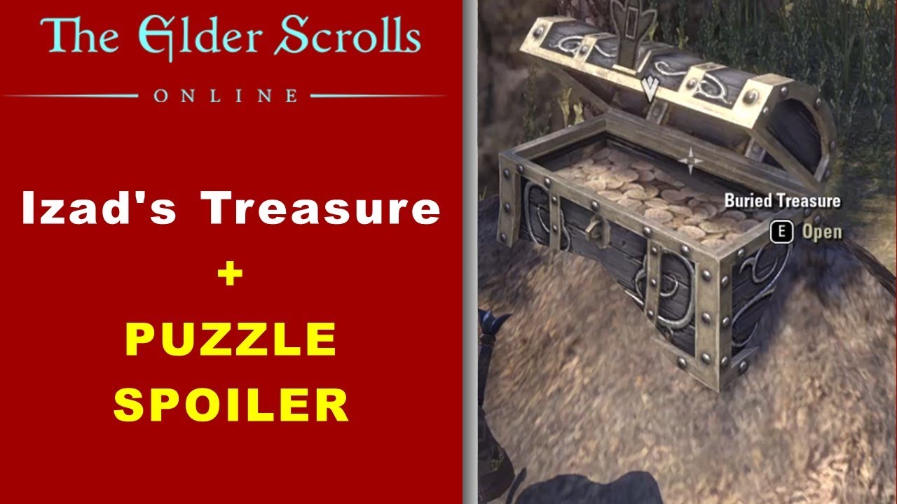 Izad's Treasure - Side Quest (with Puzzle Spoiler) - ESO (2023)