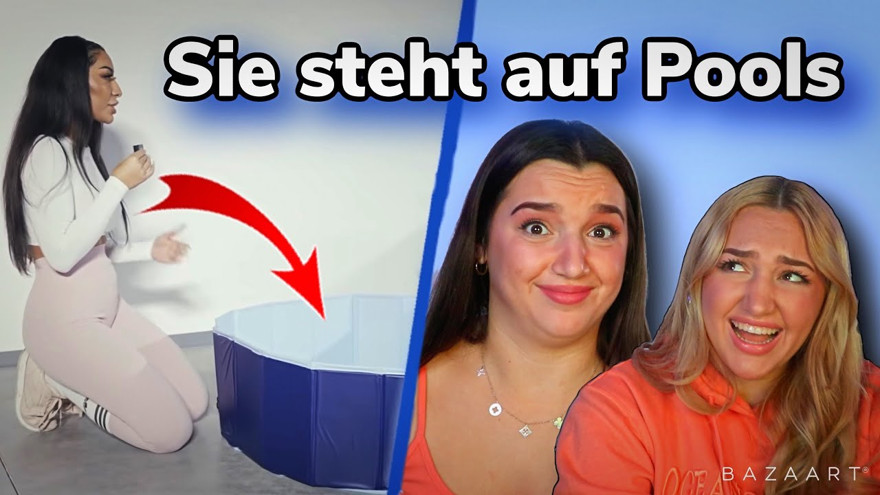 ERKENNE DAS PAAR😱 (die eine steht auf Pool, die anderen machen rum..)
