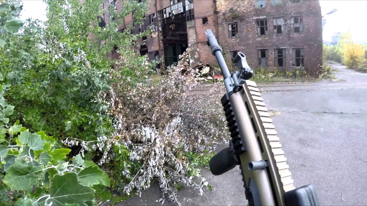 R. C. CTF airsoft game, WE SCAR-H part 1