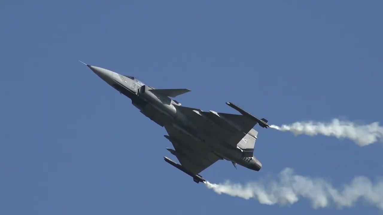 AIRPOWER 2022|| SAAB JAS 39 Gripen Solo Display - Hungarian Air Force [4K]