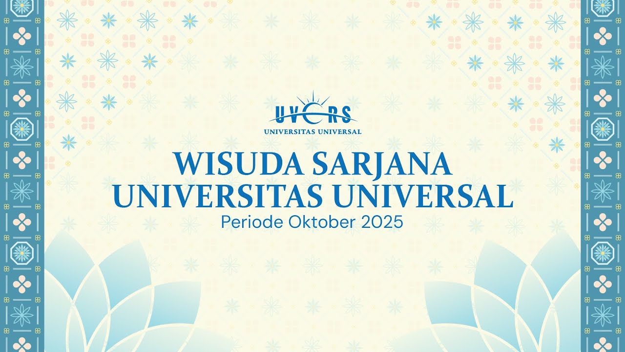 Wisuda Sarjana Universitas Universal Periode October 2025