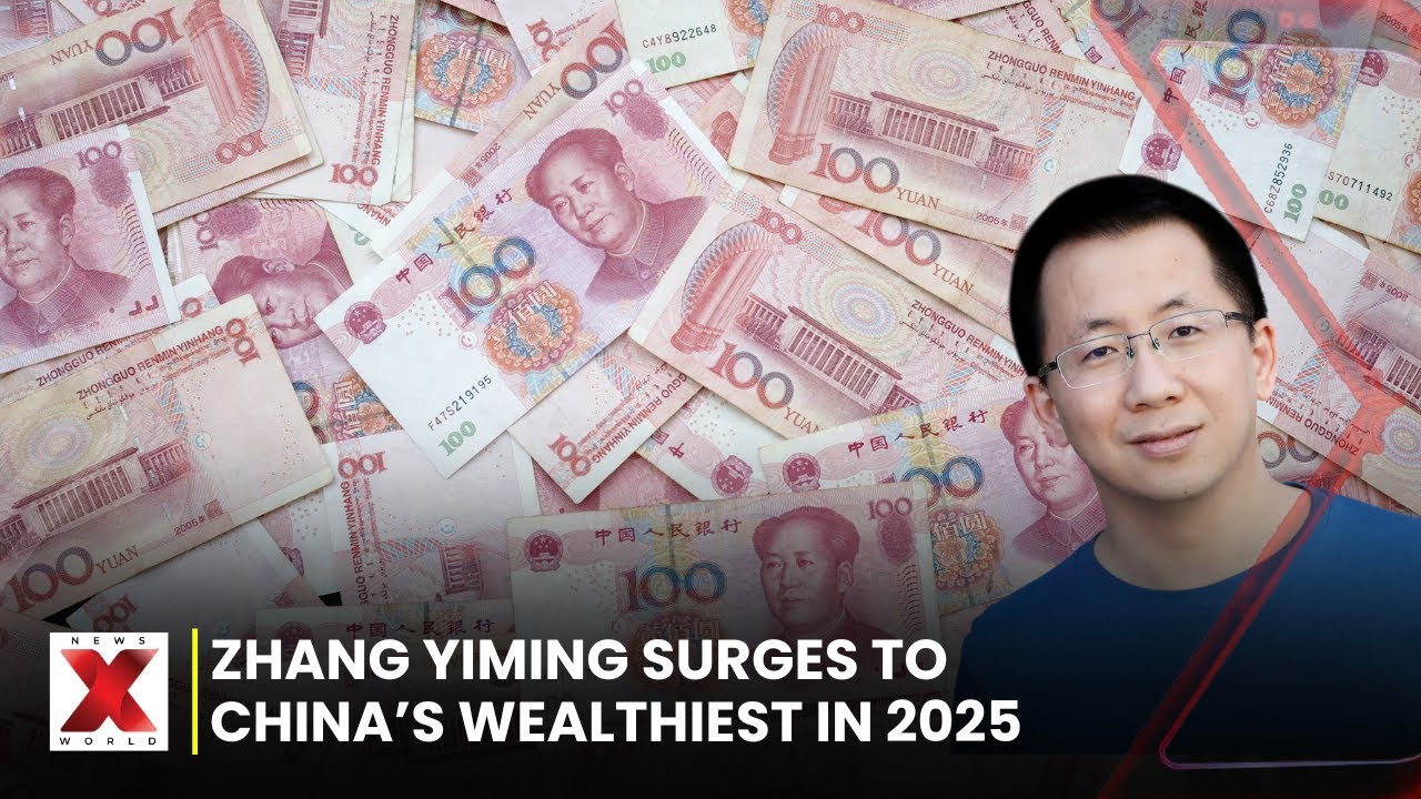 Who Is Zhang Yiming? ByteDance Founder Surpasses Musk, Bezos in 2025 Wealth Gains  | NewsX World