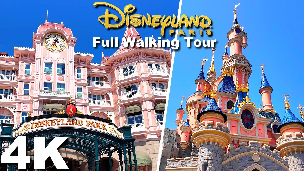 Disneyland Paris [Walking Tour 4K]