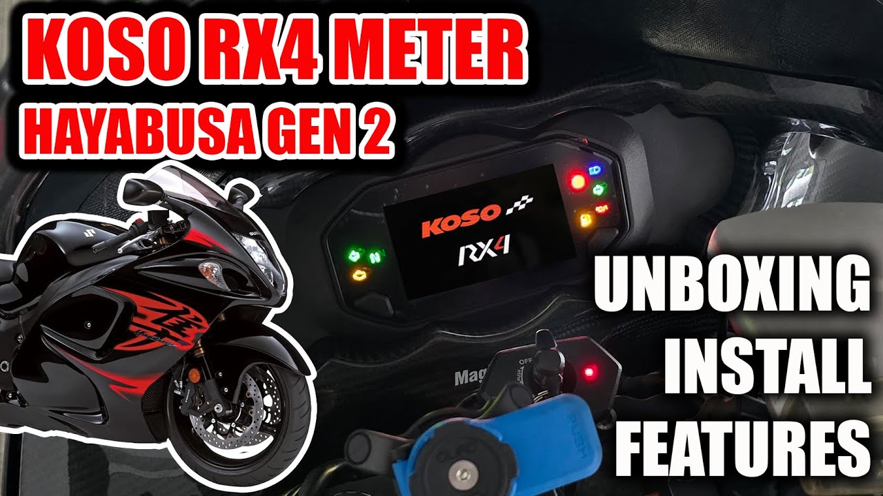 Hayabusa GSX1300R GEN 2 KOSO RX4 Meter - Moto Showcase