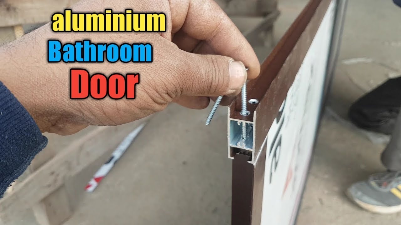 aluminium door making || how to make aluminium  door