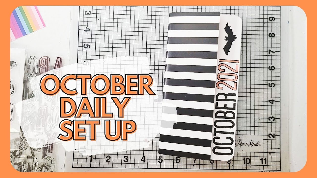 October DAILY SET UP - Well the FIRST SET UP - Echo Park Carta Bella Halloween Market - FIRST TIME