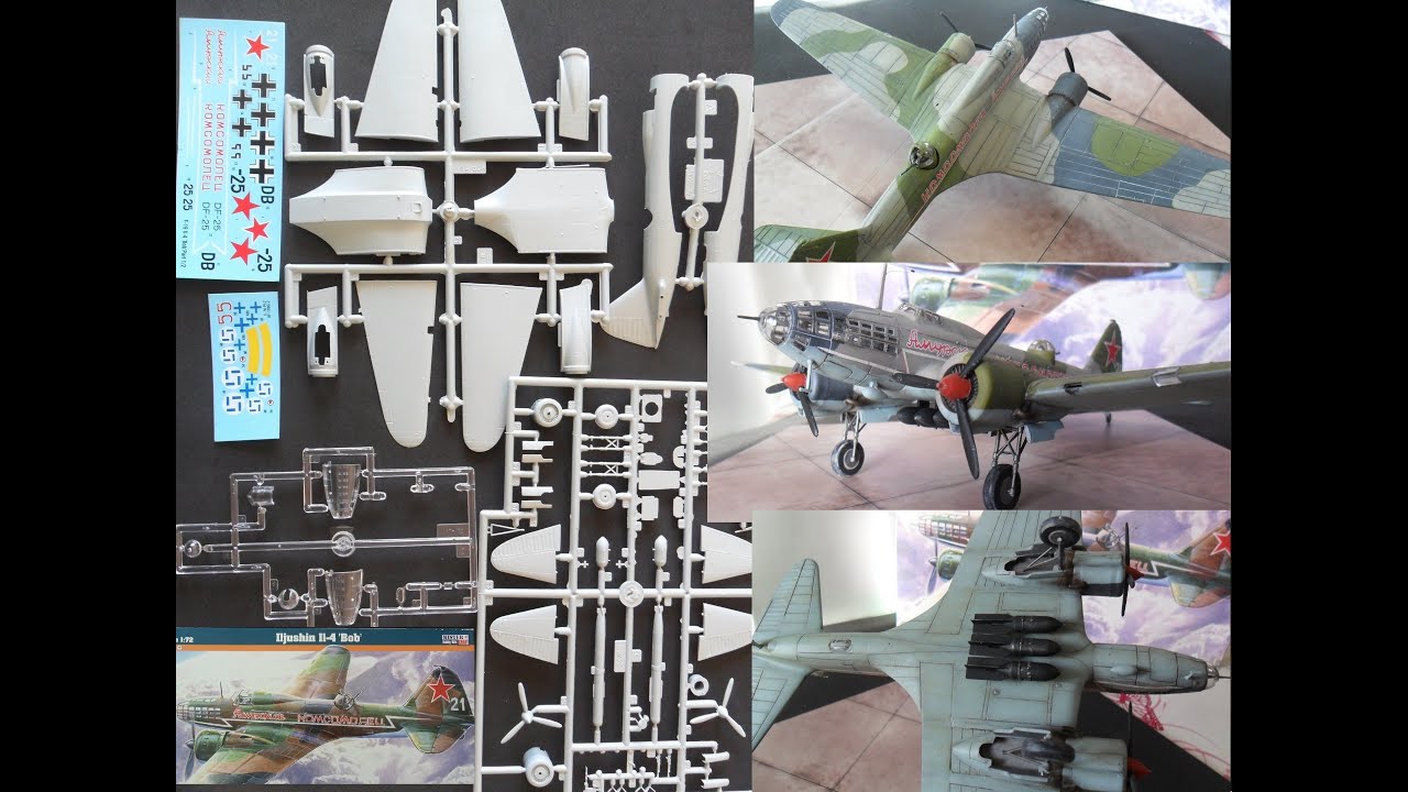 IL-4 Mistercraft 1/72 unboxing and build.