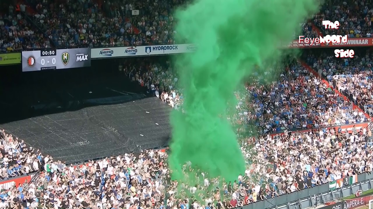 #DeNoordzijde #Feyenoord #Rotterdam #Pyro #StopStadionverboden