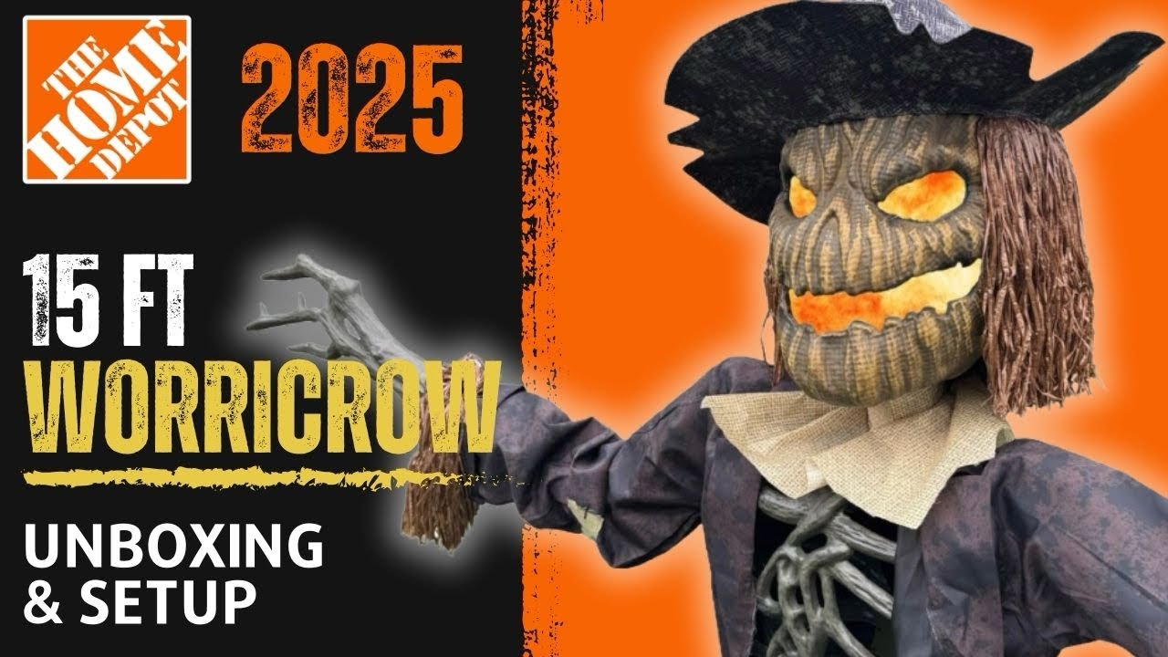 Worricrow Animatronic Unboxing & Setup 2025 Home Depot