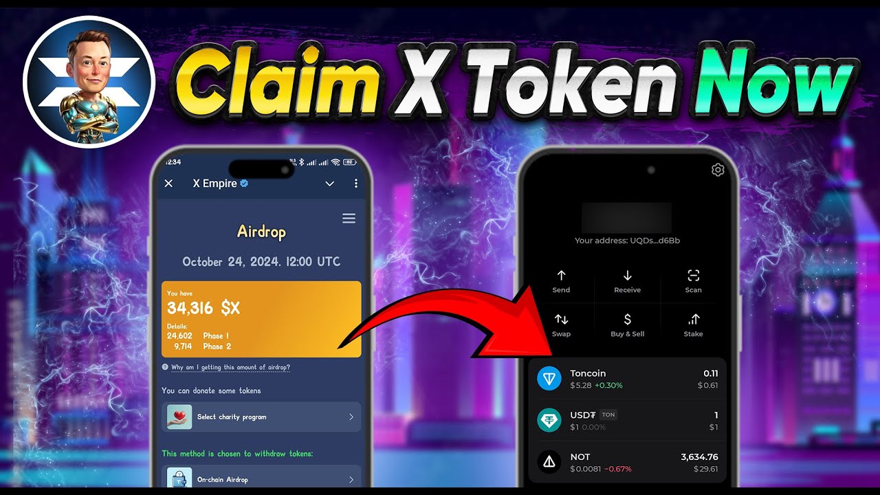 How to Claim X-empire  Token |