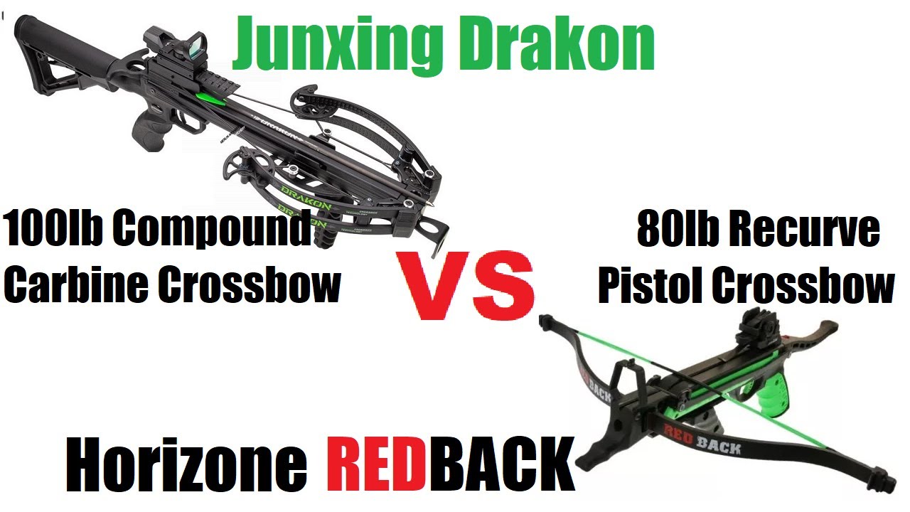 Crossbow Tests - Junxing Drakon VS Horizone Redback