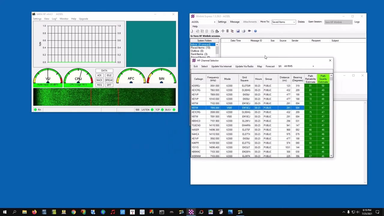 VARA HF installation and initial setup
