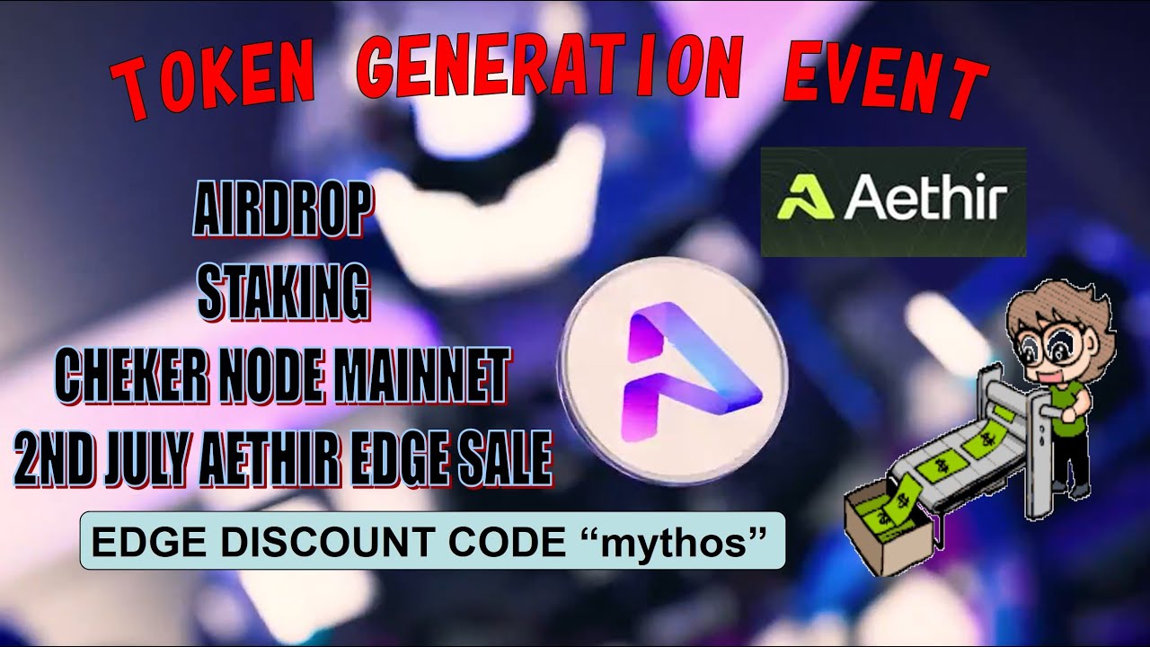 AMAZING!!! Aethir TGE token generation event, Airdrop, Staking, Checker node setup, Edge miner