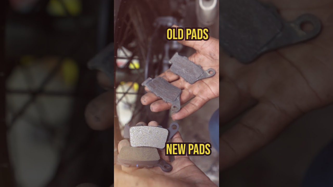 Vesrah ceramic brakepads on Himalayan 450 at Bikeahoic Progear #royalenfield #brakepads #upgrade #1k