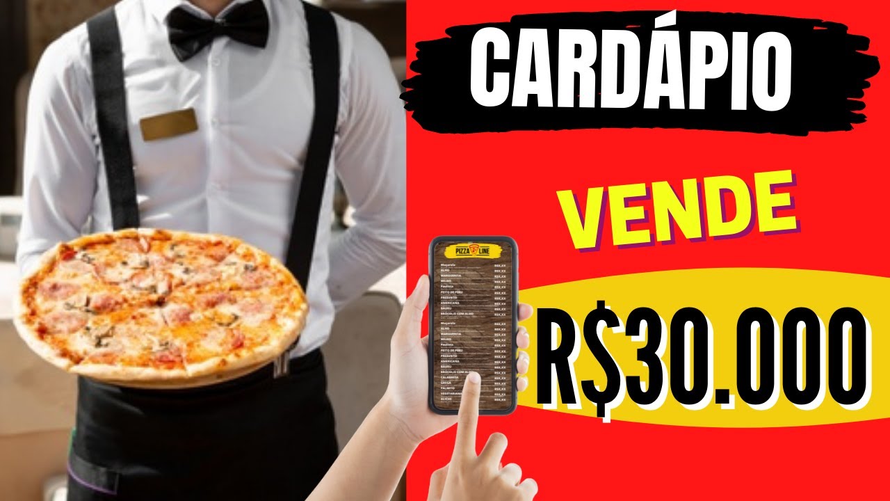 CARDÁPIO PIZZARIA I COMO MONTAR O CARDÁPIO DA PIZZARIA DELIVERY I SABORES QUE + VENDEM R$30.000/MÊS