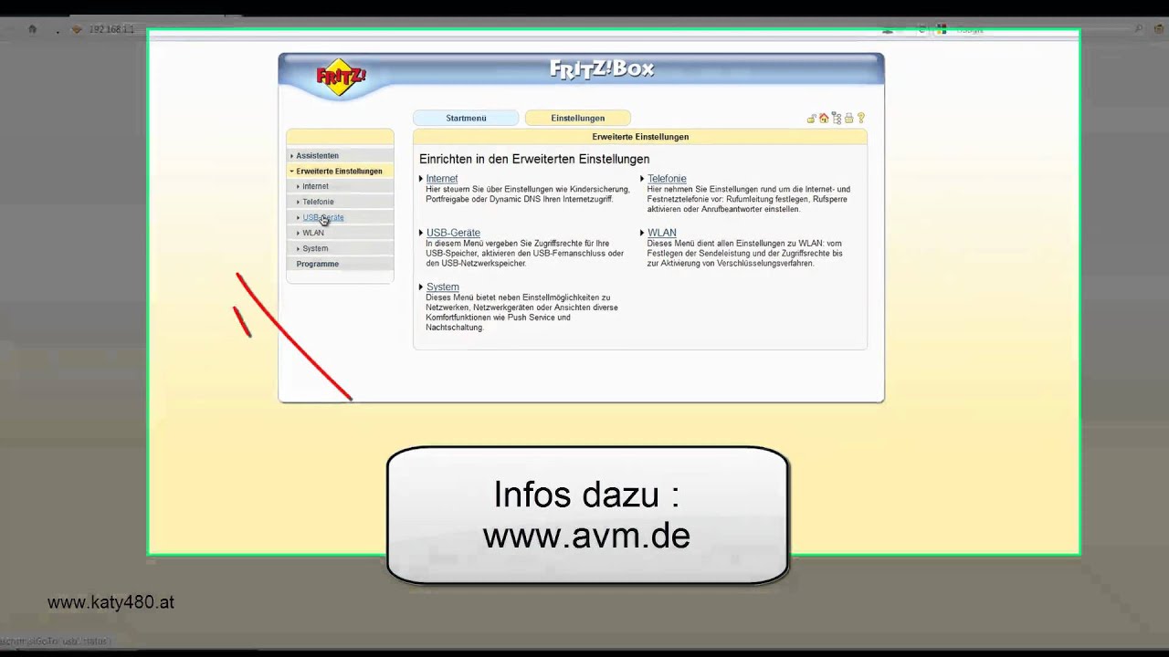 FRITZ!Box : USB Funktionen
