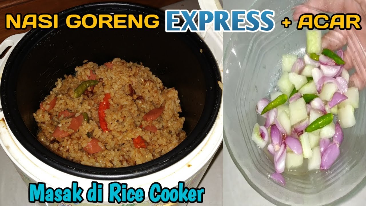 CARA MASAK NASI GORENG PALING GAMPANG DI RICE COOKER || ANAK KOS WAJIB TAU !!!