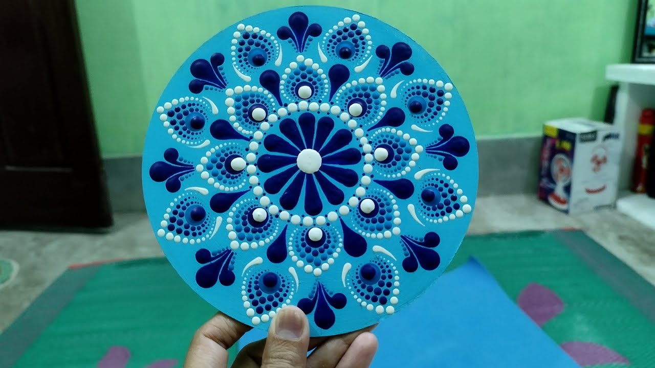 Easy dot mandala tutorial video || Full step by step process || #dotart #dotmandala