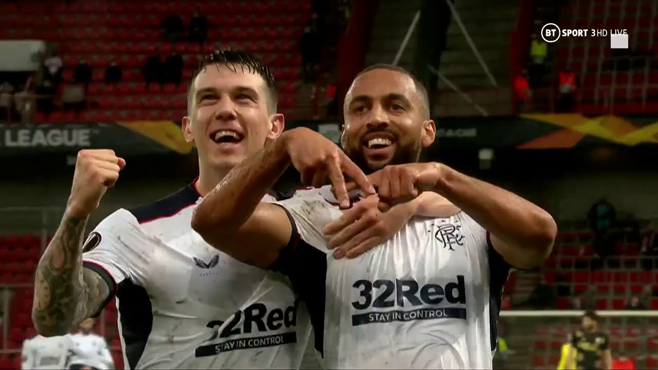 Shades of David Beckham! Rangers' Kemar Roofe scores Puskás Award contender in Europa League win!