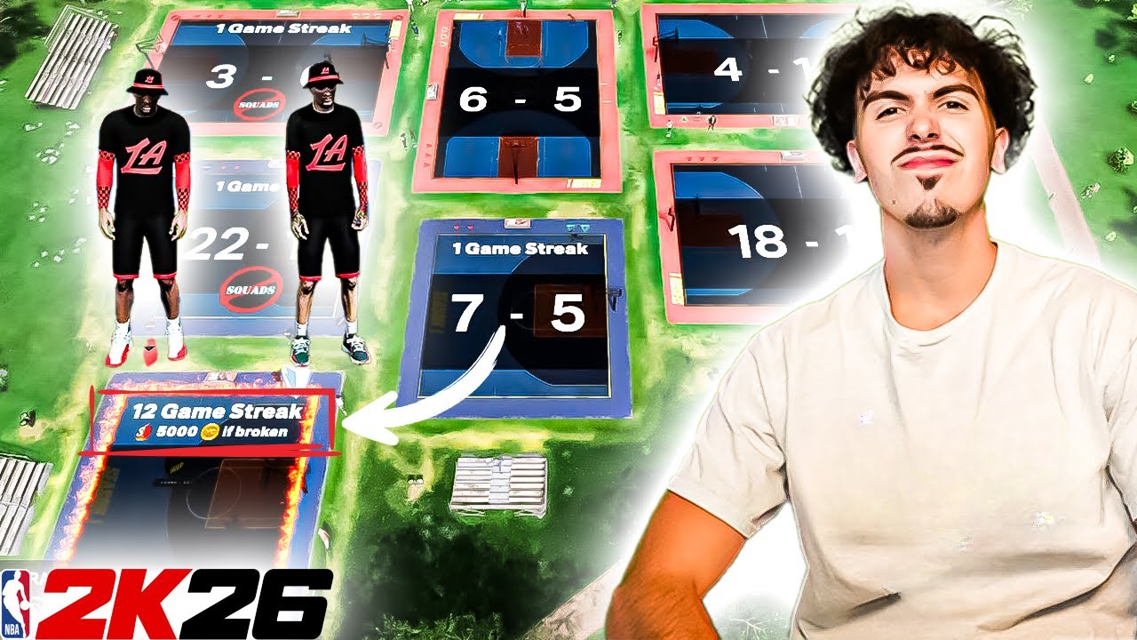 Beating a PARK MVP on a 12 game WIN STREAK in NBA 2k26.... Park GAMEPLAY!!