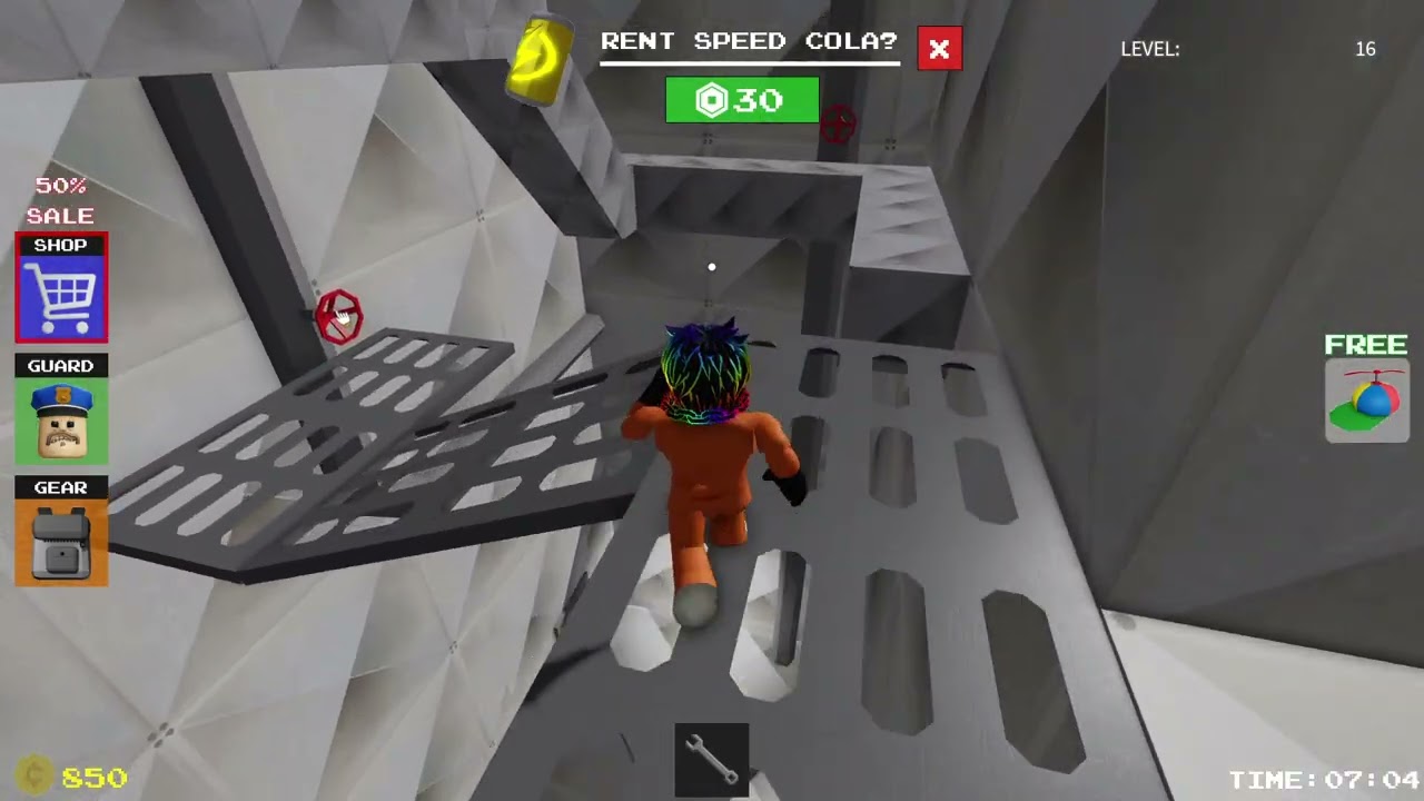 I played Barry's Prison Run and got a surprise at the end!!!!