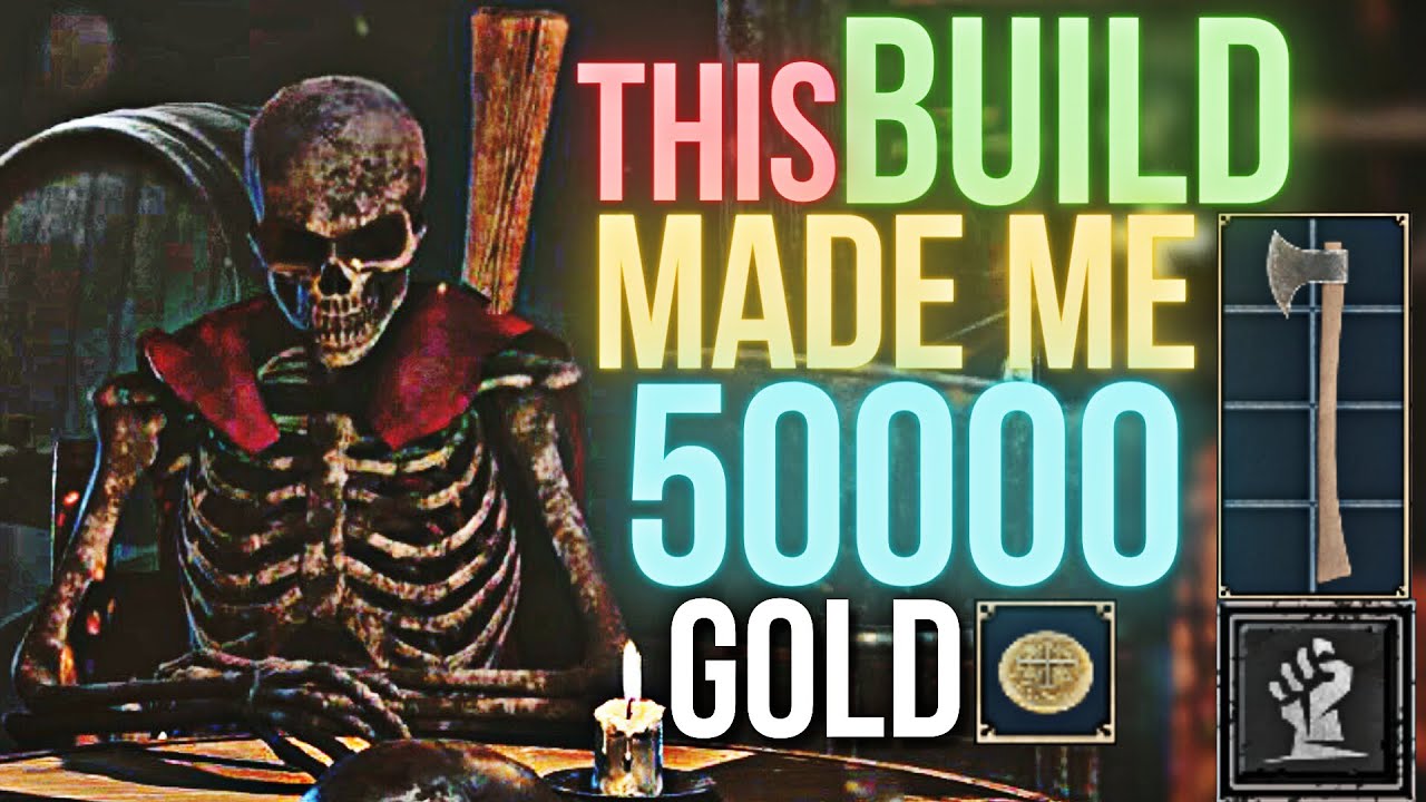 This is How I made 50000 Gold with a Budget Build 😈| Dark and Darker