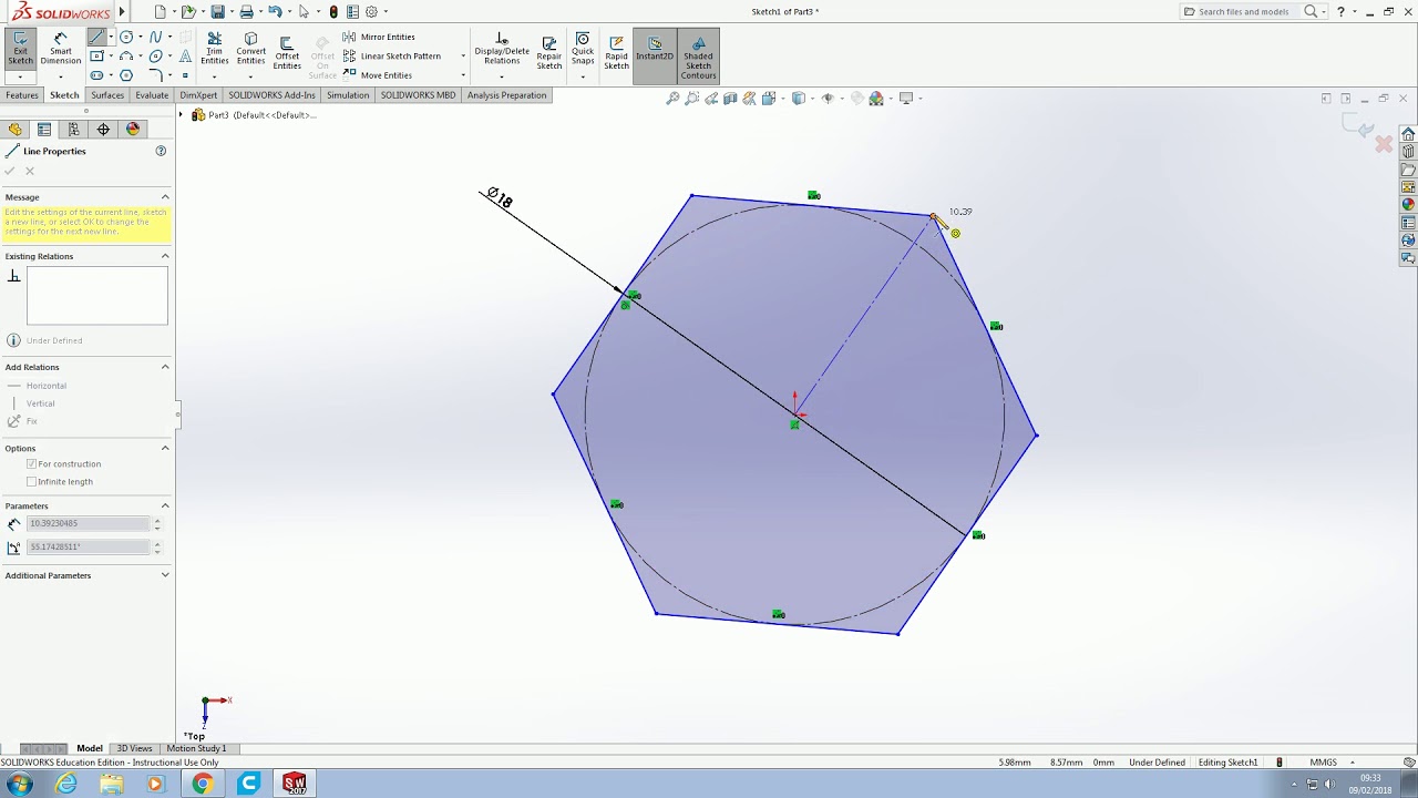 hexagons and nuts