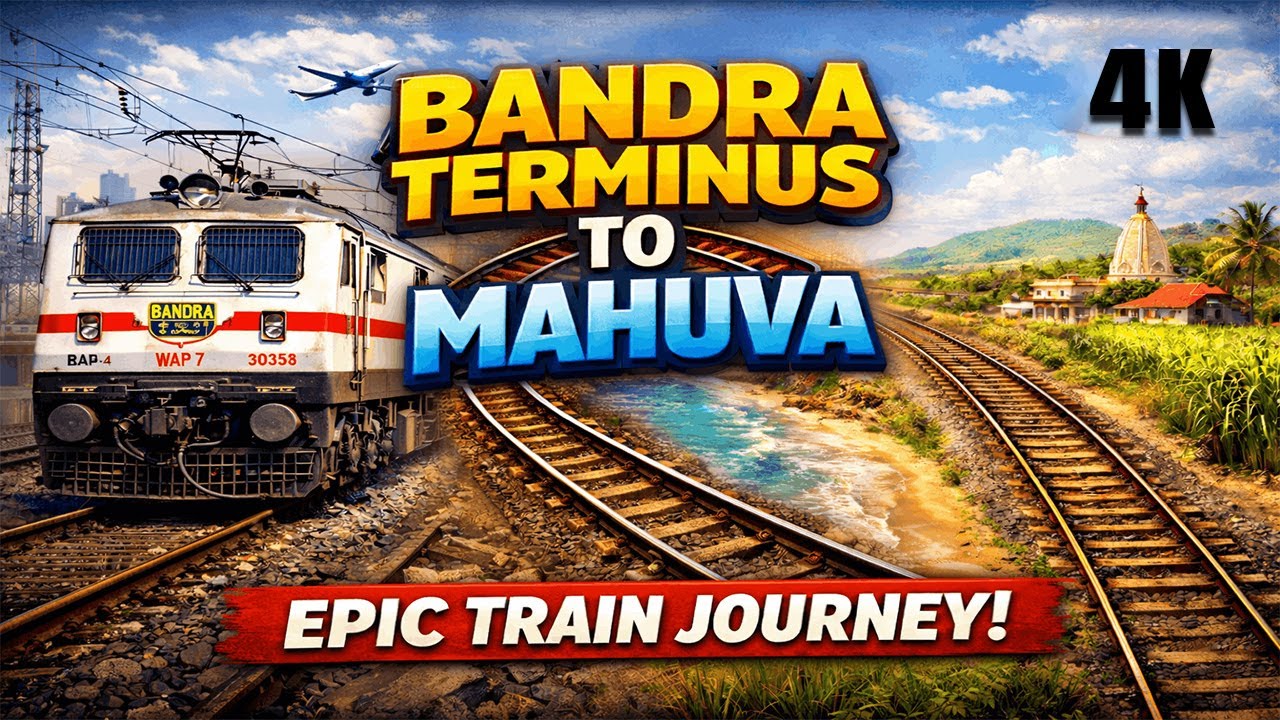 Epic Train Journey | Bandra Terminus to Mahuva Super Fast Express - 22989