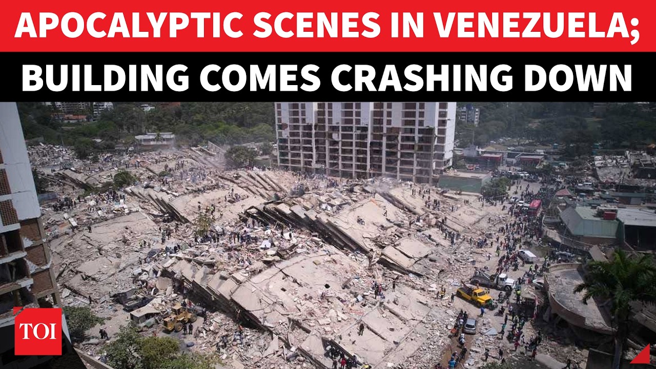Venezuela In Ruins: Dramatic Video Shows Buildings Collapsing As People Run After Massive Quake
