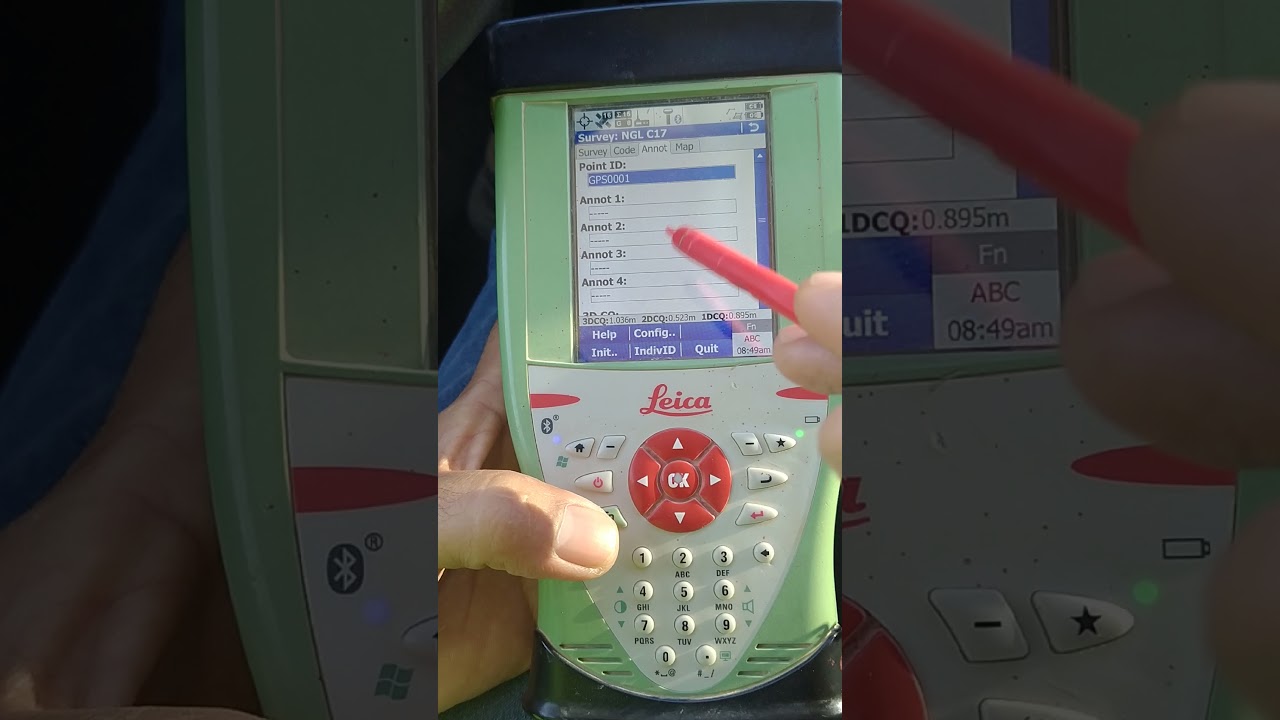 How to On Auto Topo Function In Leica GPS GS14.....