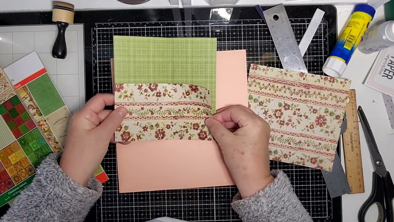 Craft with Me: Cathe Holden Wrap Around Triple Ephemera Holder Tutorial