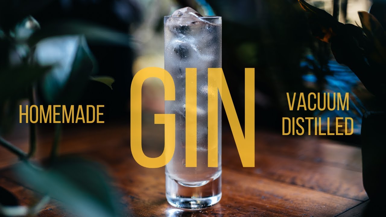 Vacuum distilled gin