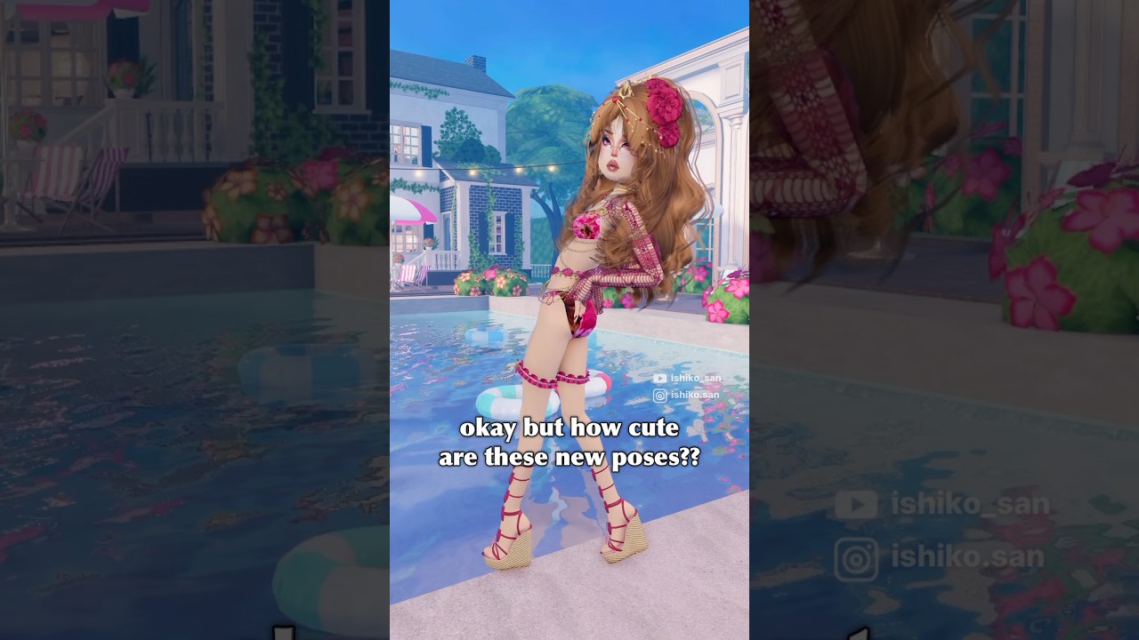 I LOVE THE NEW POSE PACK!!💗 #dresstoimpress