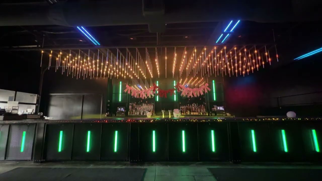 LED Pixel bar 3D meteor light cube mapping installation with Madrix 