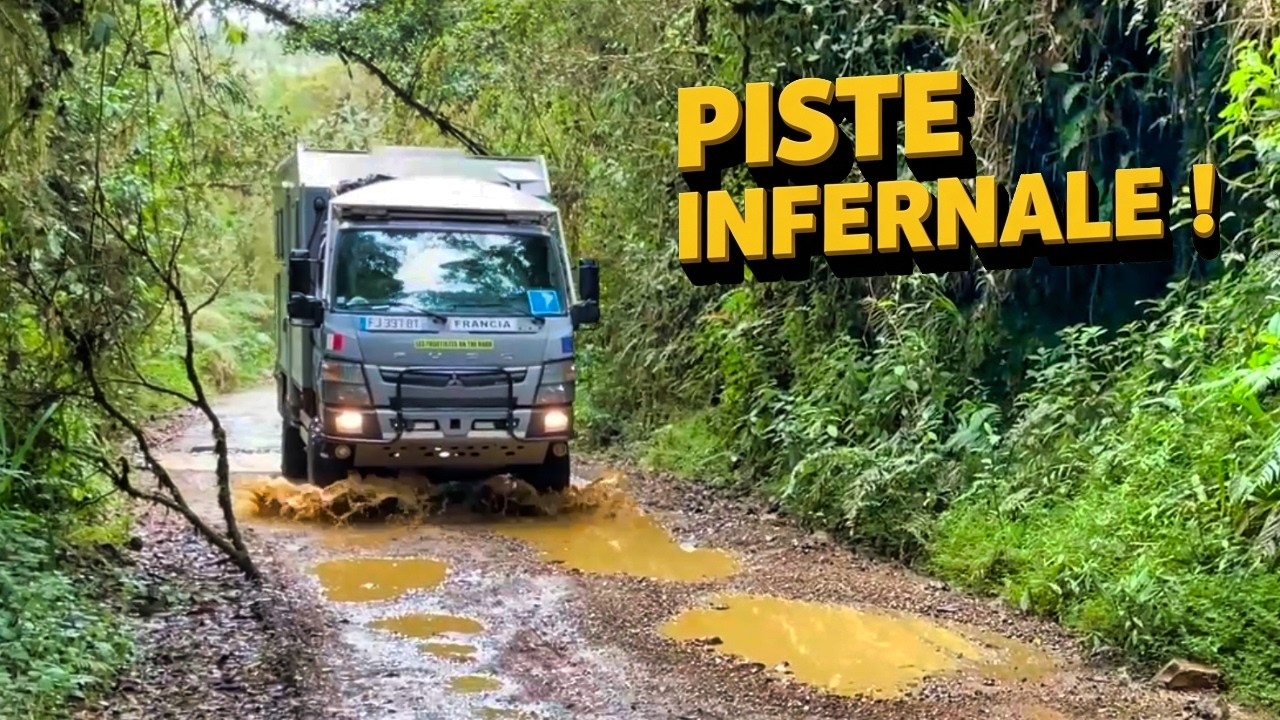212 🇨🇴 COLOMBIE : 50km de PISTE INFERNALE en Fuso 4x4 !