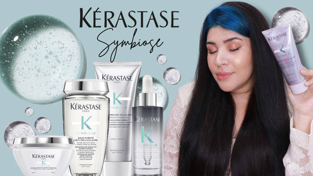 🤍KÉRASTASE SYMBIOSE: Tratamento para remoção da caspa úmida ou seca [Anticaspa]
