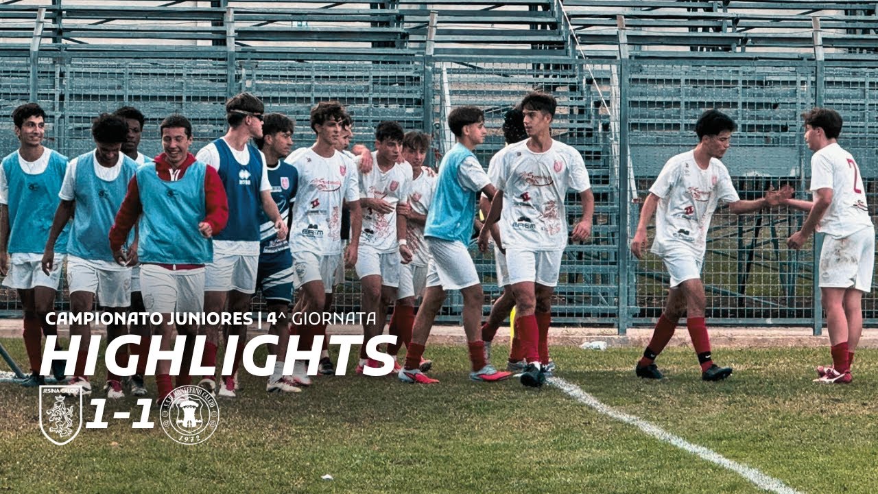 Juniores | Jesina - Montefano 1-1 | Highlights | 4^ giornata #juniores #sintesi