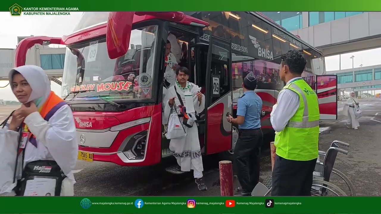 #takeoff Jemaah Calon Haji Kloter KJT-23 Kabupaten Majalengka Tahun 2025