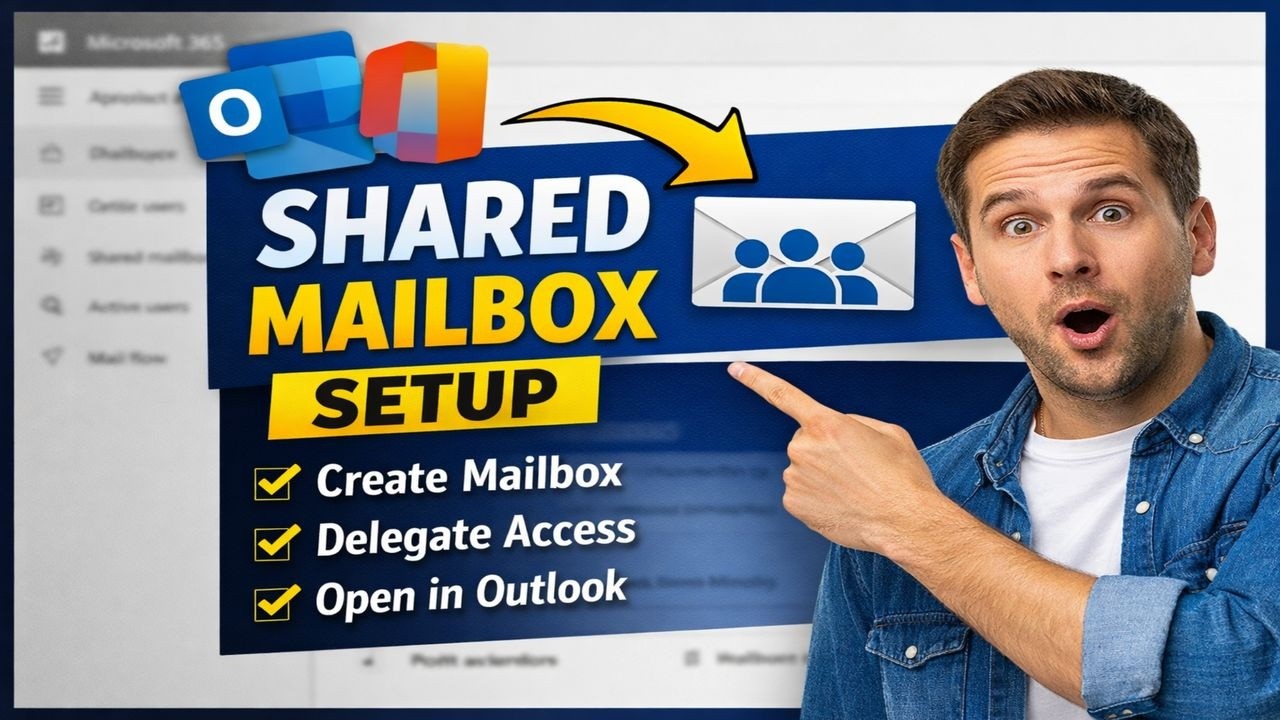 Shared Mailbox in Microsoft 365: Create, Assign Delegate & Access (Complete Tutorial)