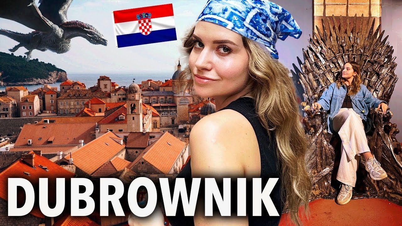 DUBROWNIK (Chorwacja): zwiedzanie i najlepsze atrakcje - GRA O TRON  i Wyspa Lokrum | vlog 2024