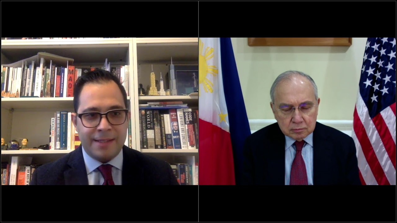 A Conversation with PH Ambassador Jose Manuel Romualdez, moderated by Derek Grossman
