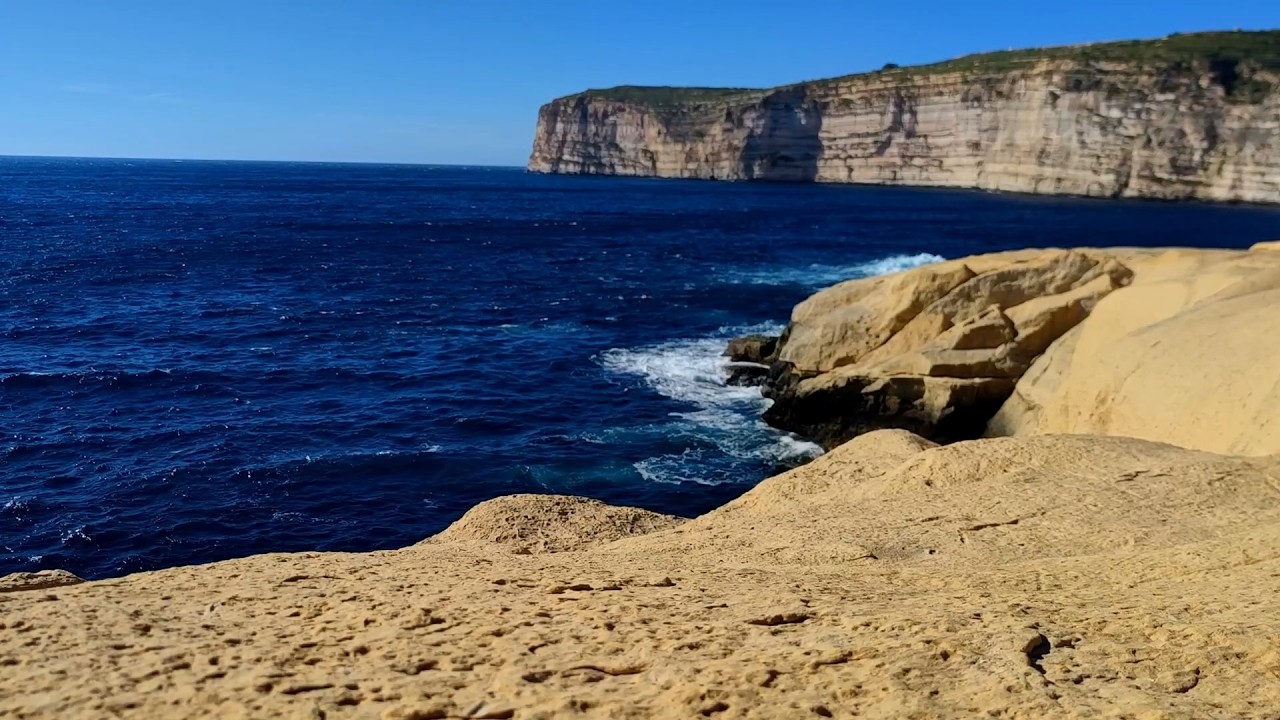 Heart of Gozo, Malta | Mediterranean Sea & Golden Limestone Coast Ambience
